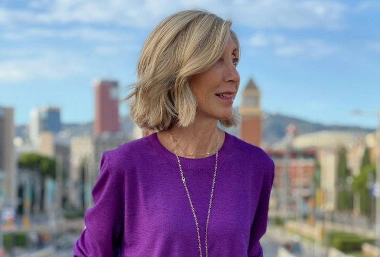 Fryzura typu bob dla 50-latki