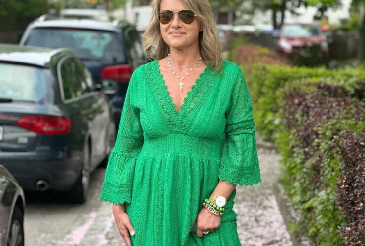 jak zamaskować duży brzuch