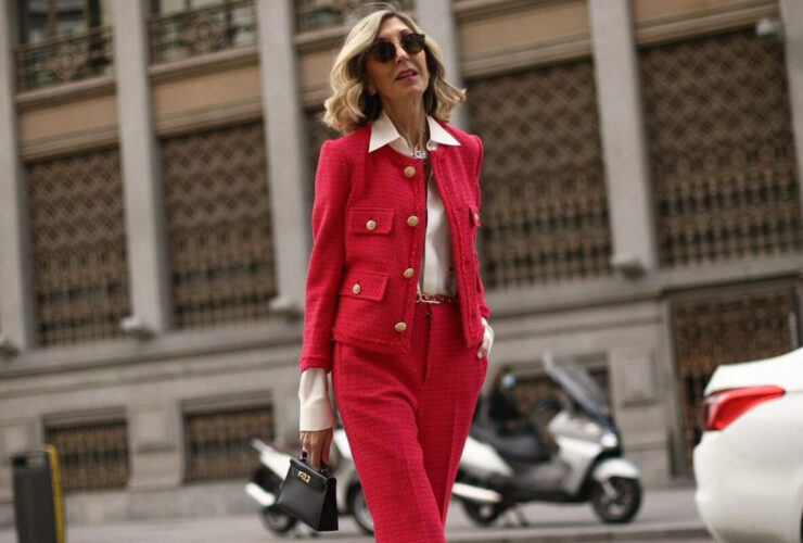 Garnitur damski dla 50-latki