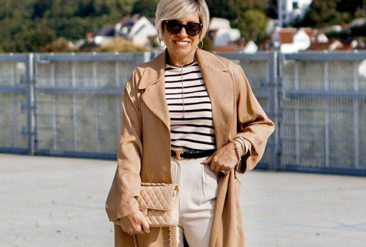 Wiosenne płaszcze dla 50-latek