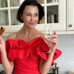 Anna Popek w czerwonej sukience