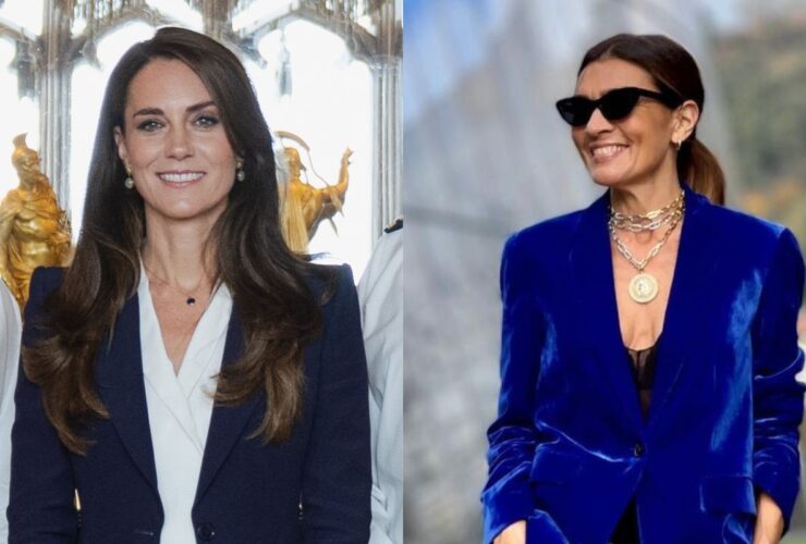 Księżna Kate i kolor kobaltowy
