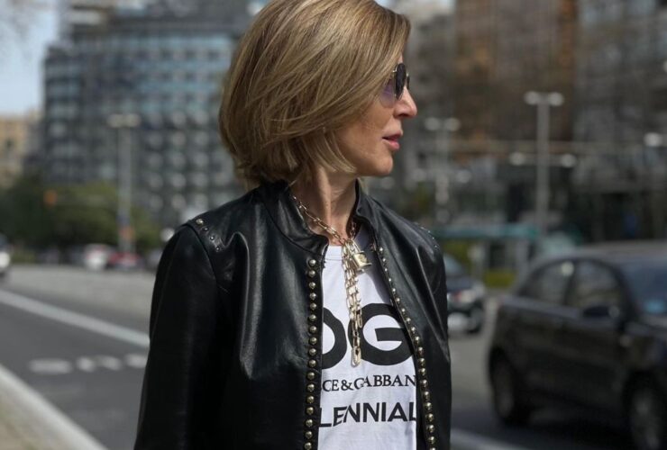 Modne kurtki dla dojrzałych kobiet- ramoneska