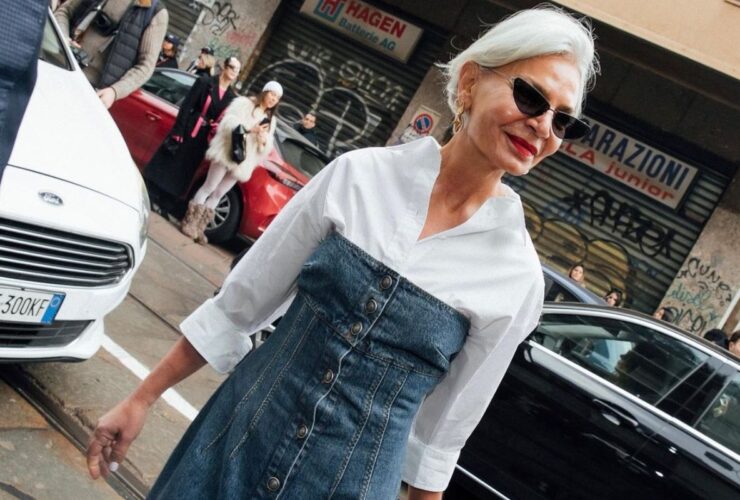 Jesienne sukienki dla 50-tek, fot. @greceghanem