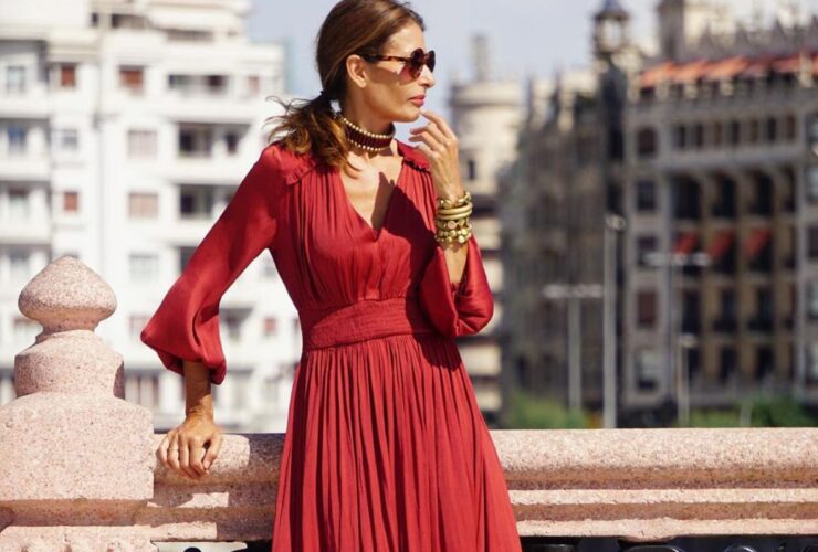 sukienki w jesiennych kolorach